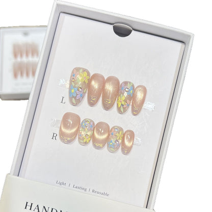 Floral Art Press-On Nail Set Acalora