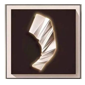 Abstract Line Art Frame Display