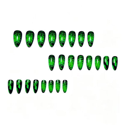 Spooky Nail Art Design Acalora