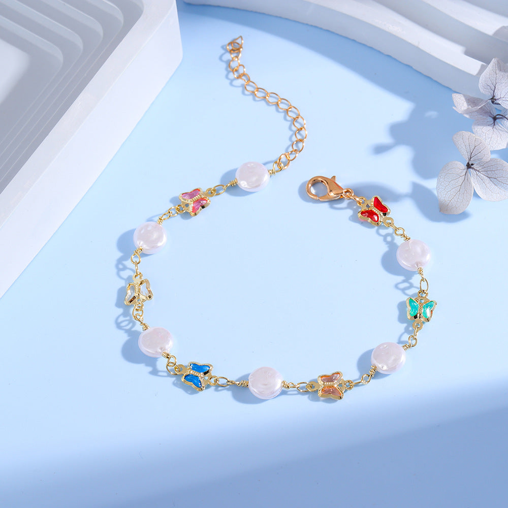Eye Charm and Daisy Bracelet Acalora