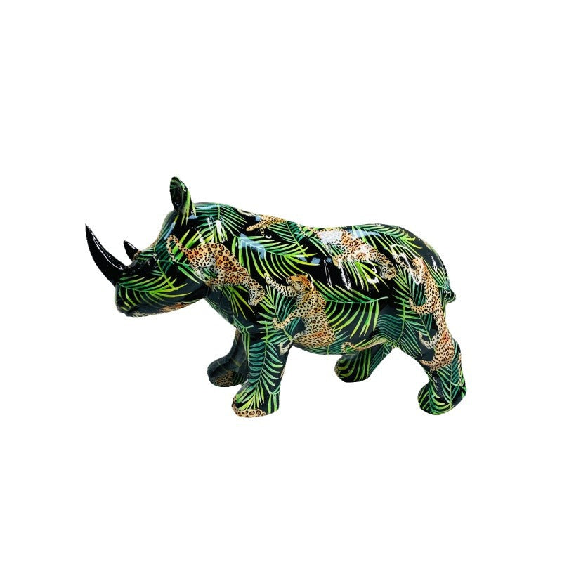Artistic Rhino Figure Acalora