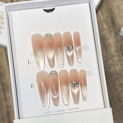 Reusable Press-On Nail Art Set Acalora