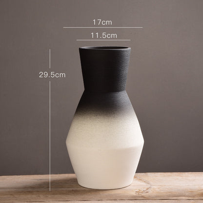 Textured Statement Ceramic Vase