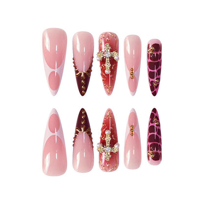 Elegant Stiletto Press-On Nail Set Acalora