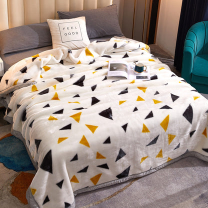 Decorative Fleece Throw Blanket
