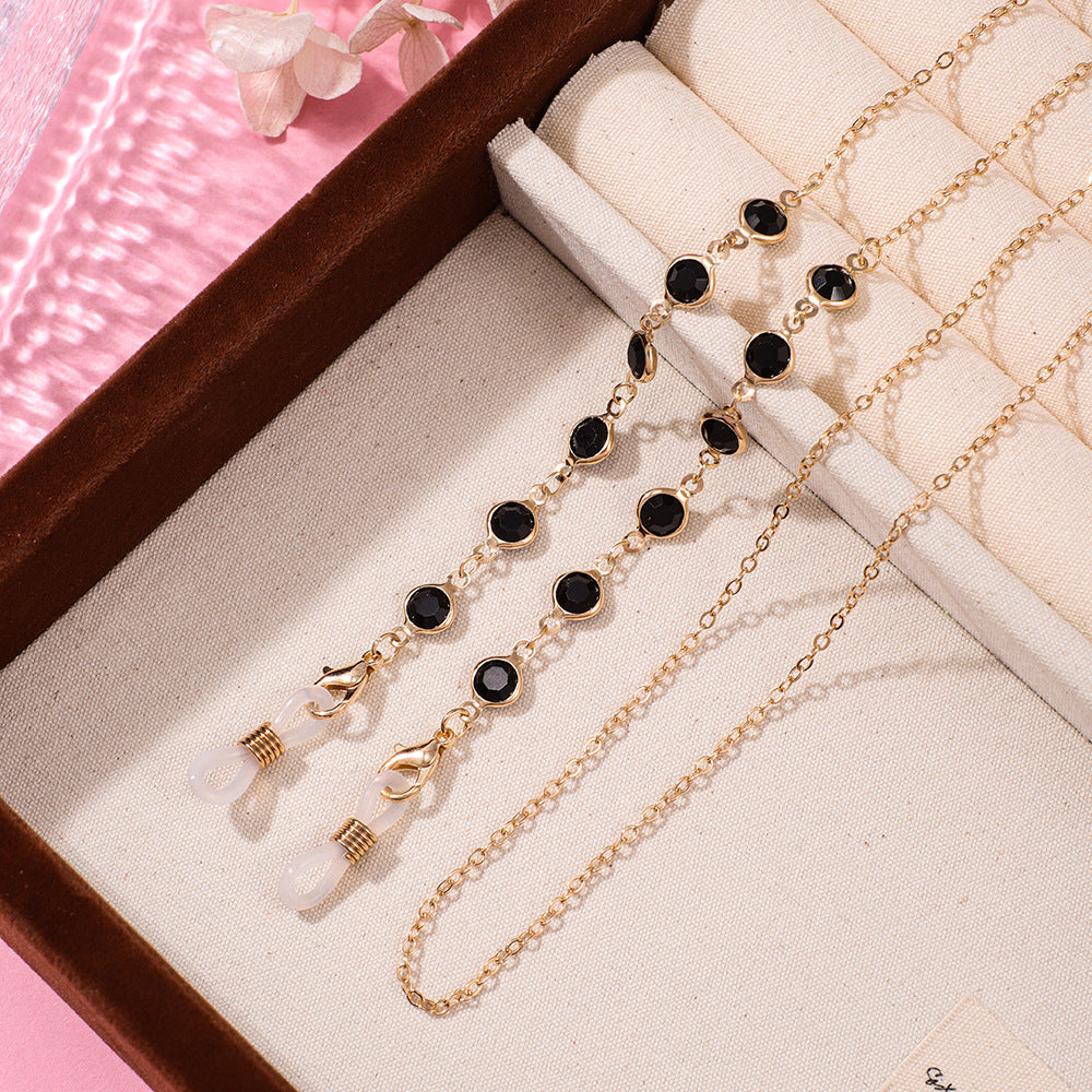 Artistic Beaded Eyewear Chain Acalora