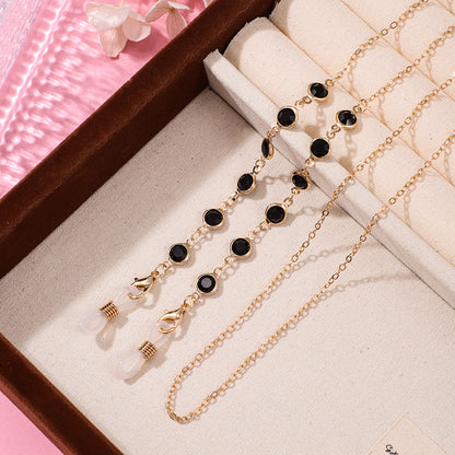 Artistic Beaded Eyewear Chain Acalora