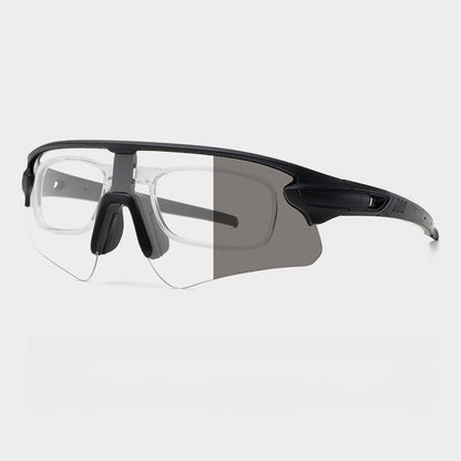 Unisex sporty high-performance sunglasses with aerodynamic design and adjustable nose pad Bowlift