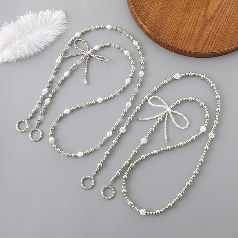 Elegant Beaded Eyewear Chain Acalora