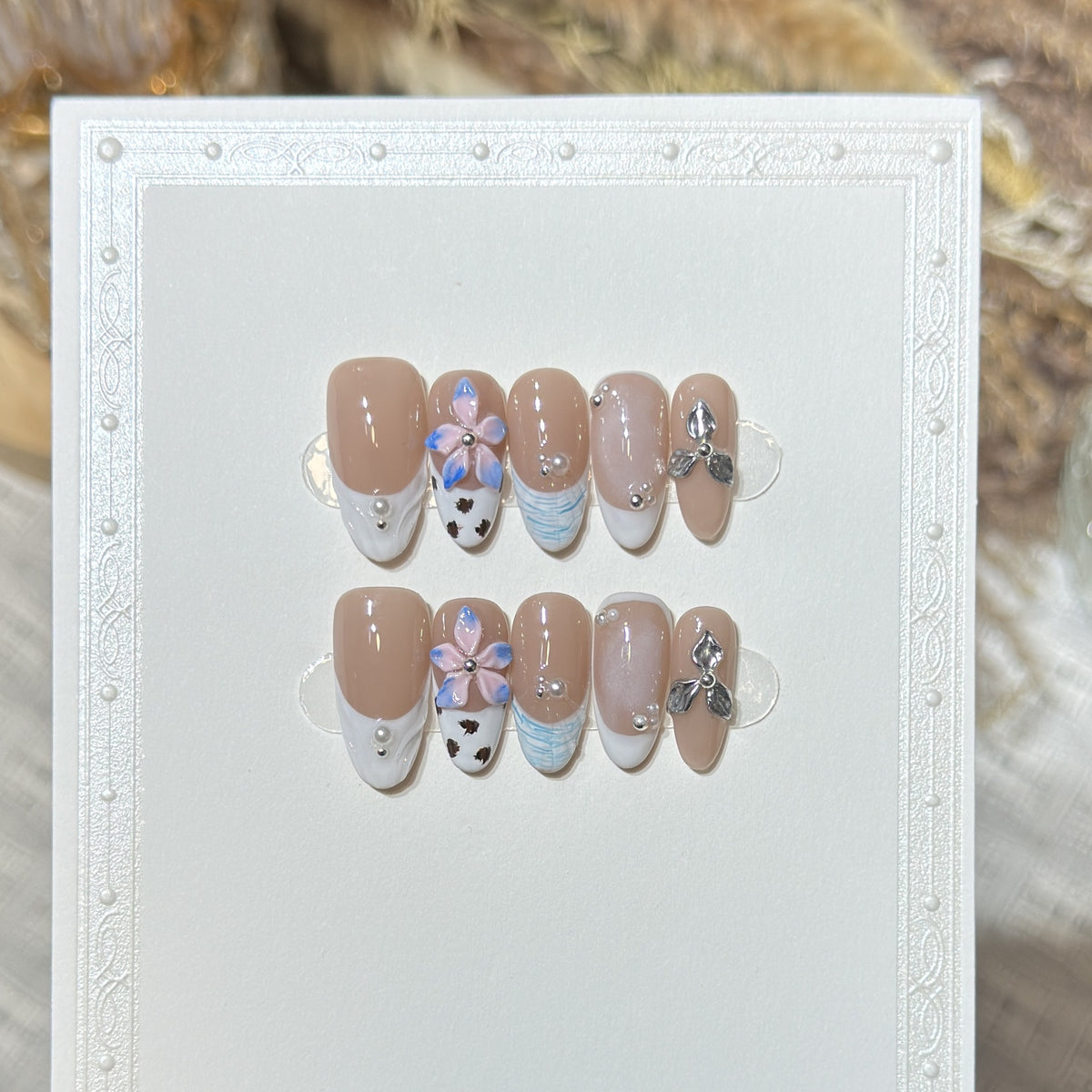 Reusable Press-On Nail Set Acalora