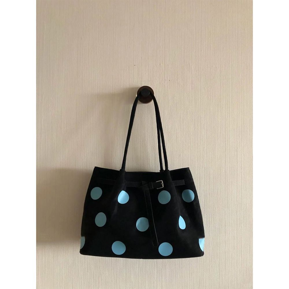 Stylish Polka Dot Tote Bag Acalora