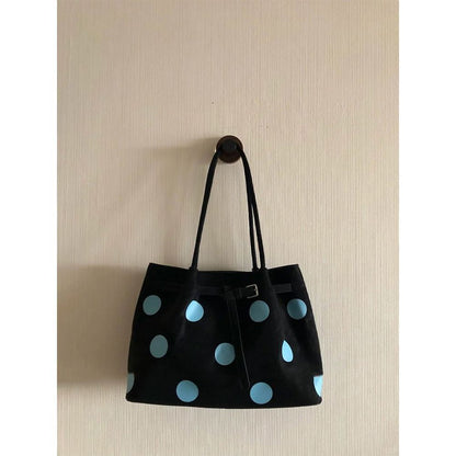 Stylish Polka Dot Tote Bag Acalora