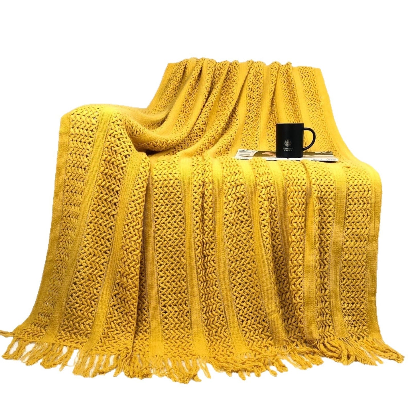 Cozy Knit Throw Blanket