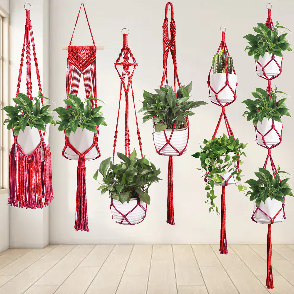Macrame Plant Hanger Set Acalora