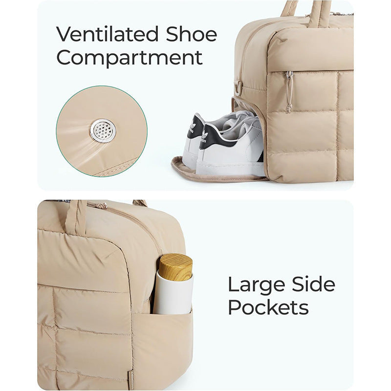 Women's Sports Bag with Special Shoe Compartment Skanto