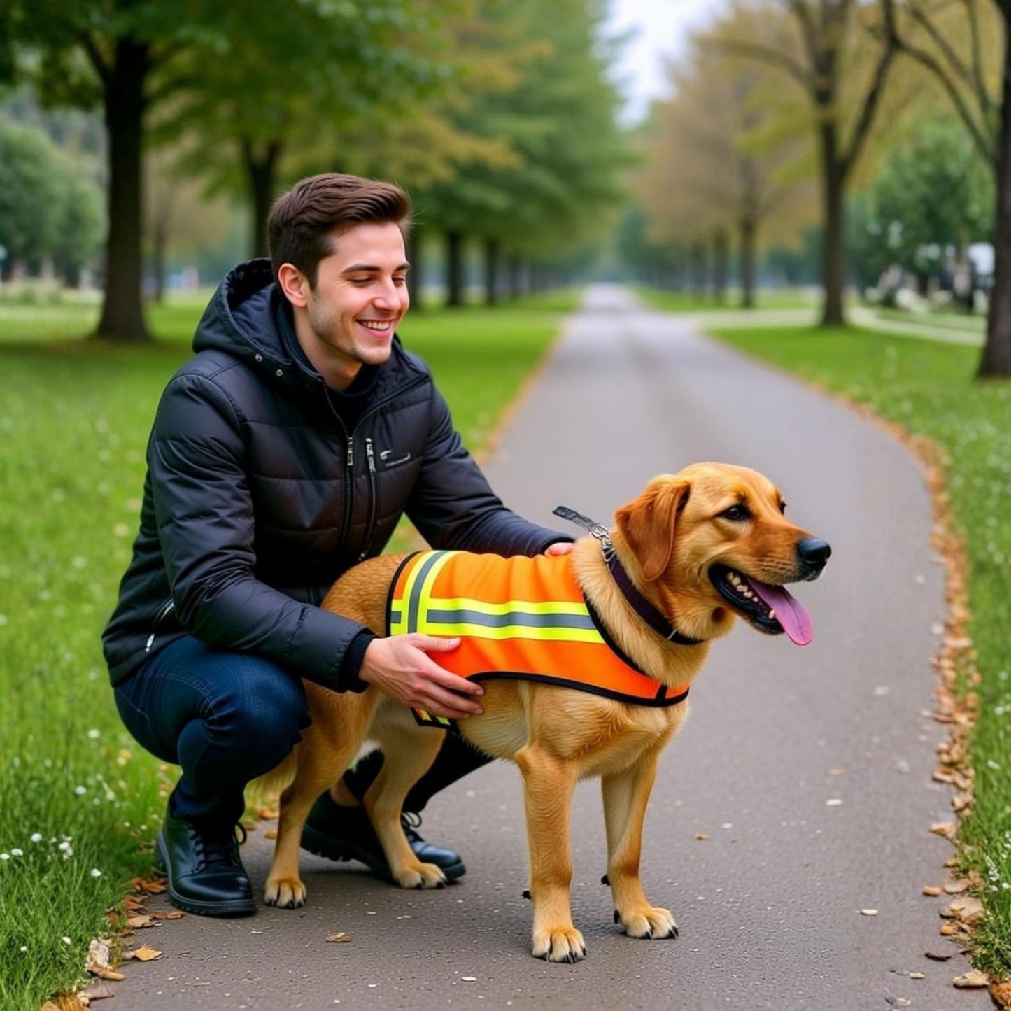 Unisex safety vest for dogs by Kalsten