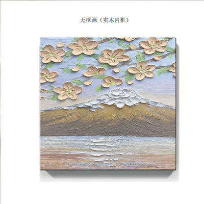 Textured Floral Landscape Canvas Art