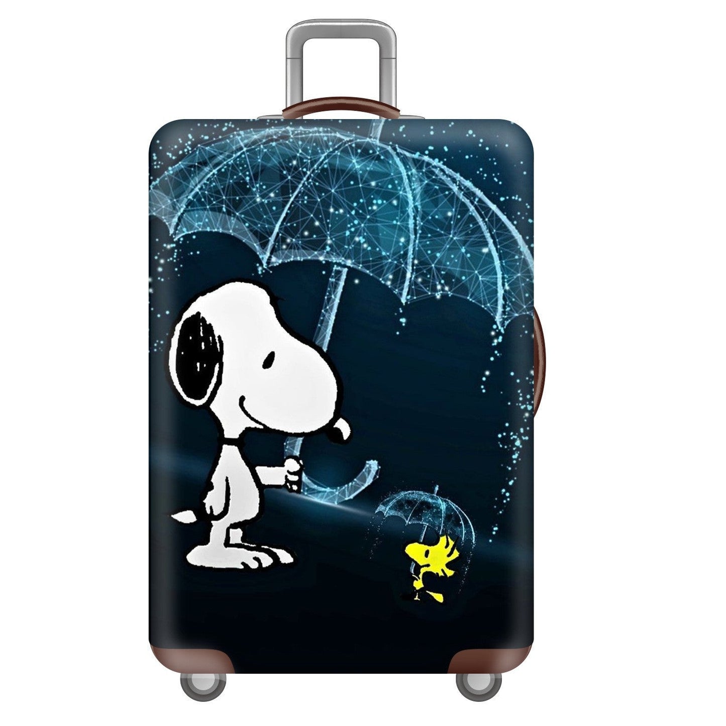 Unisex hard-shell travel suitcase with playful Snoopy motif Brehn