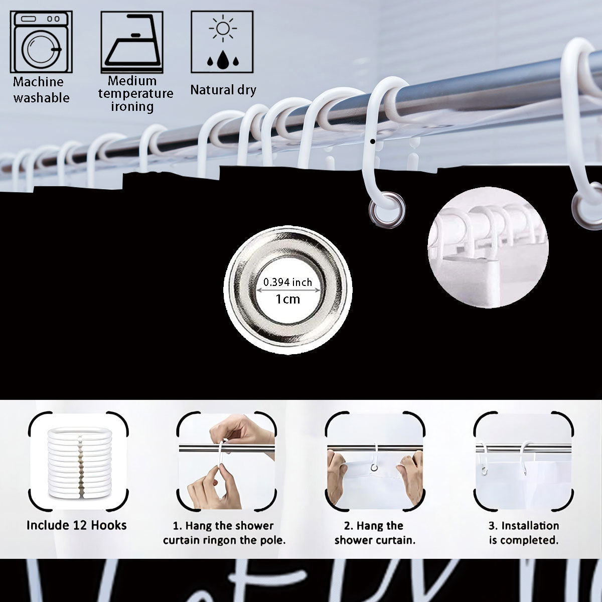 Bathroom Rules Digital Bathroom Décor Set