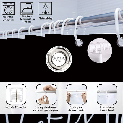 Bathroom Rules Digital Bathroom Décor Set