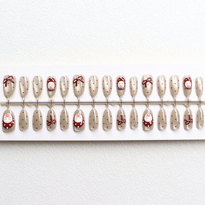 Festive Themed Press-On Nail Decor Acalora