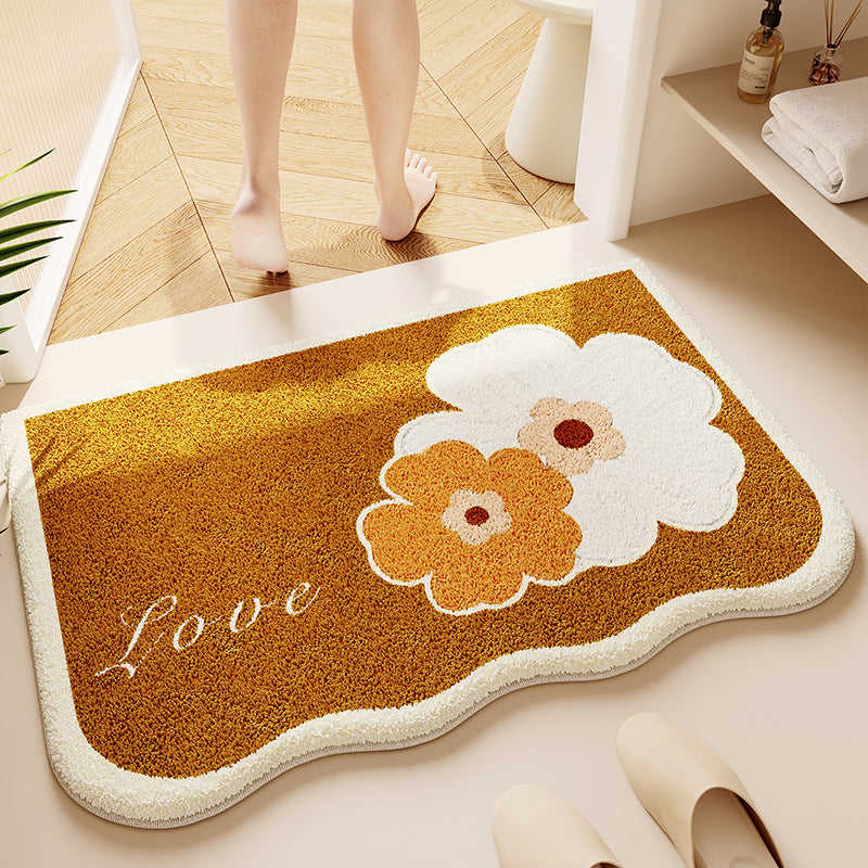 Soft Textured Bathroom Rug