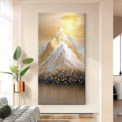 Elegant Mountain-Themed Canvas Artwork