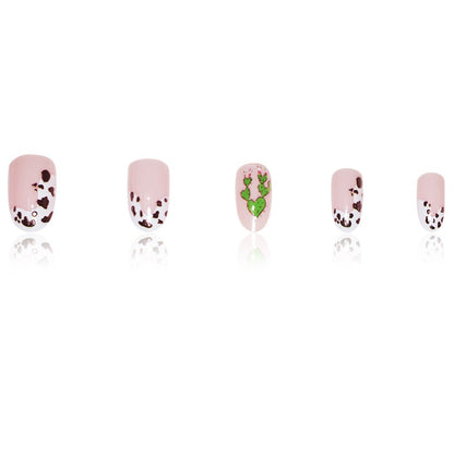 Playful Animal-Themed Press-On Nail Art Acalora