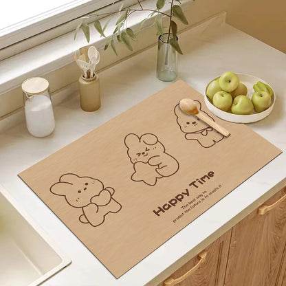 Cute Cartoon Dog Kitchen Mat Acalora
