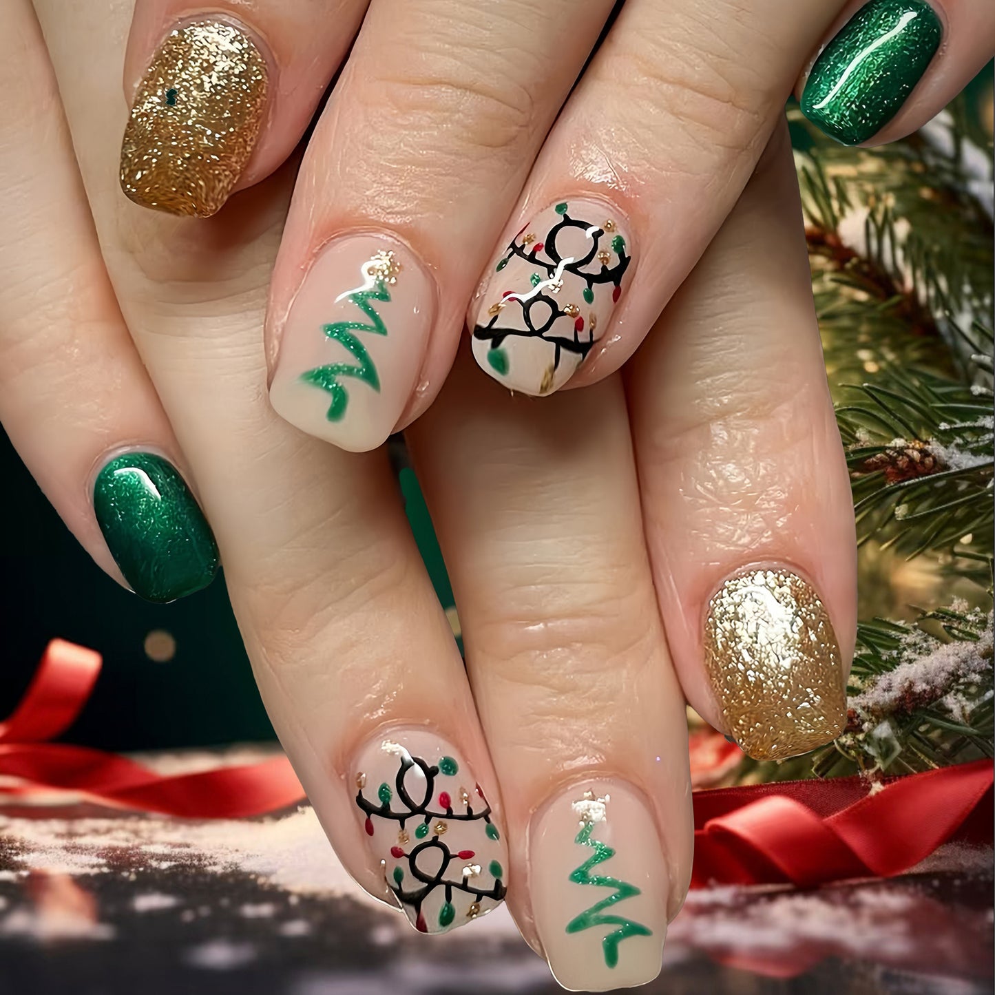 Holiday-Themed Nail Art Tips Acalora