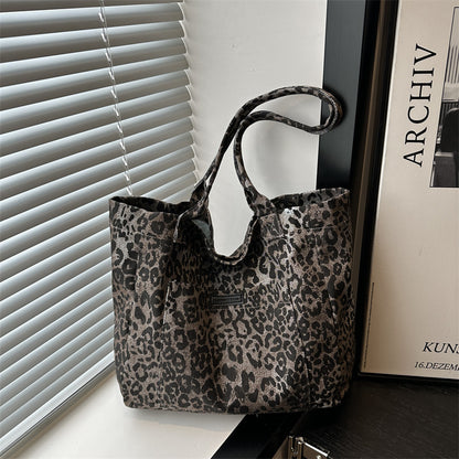 Eco-Friendly Reusable Leopard Print Tote Bag Acalora