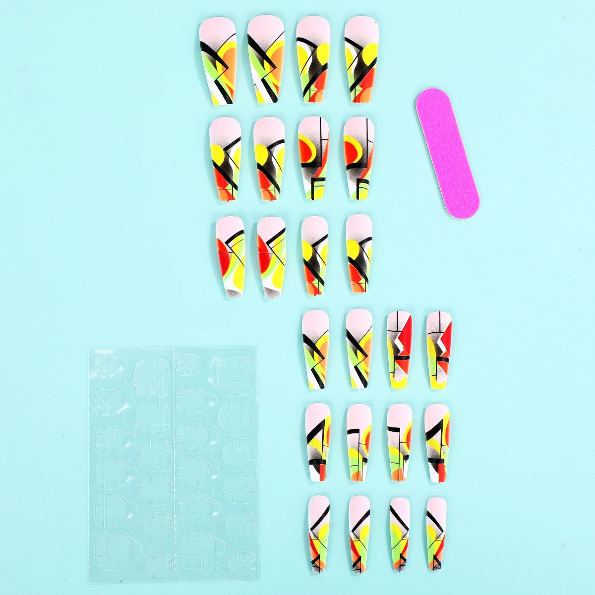 Creative artificial nails in modern 3D design Acalora