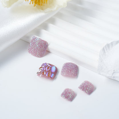 Glittering Rhinestone Press-On Nail Set Acalora