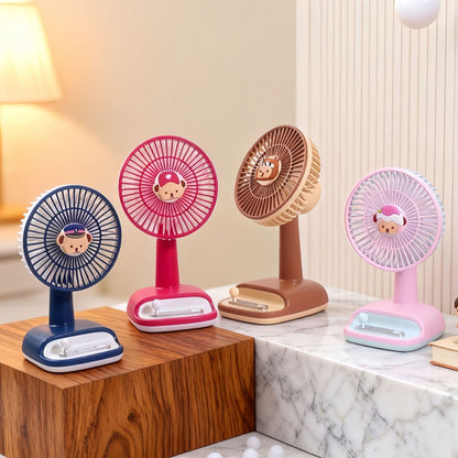 Women's desk fan with flexible tilt angle Skanto