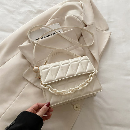 Quilted Mini Satchel Handbag Acalora