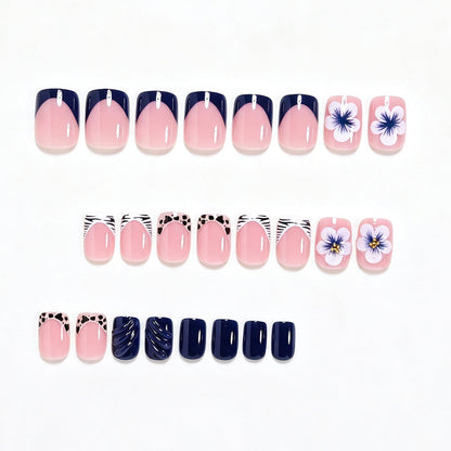 Floral Accented Nail Art Set Acalora
