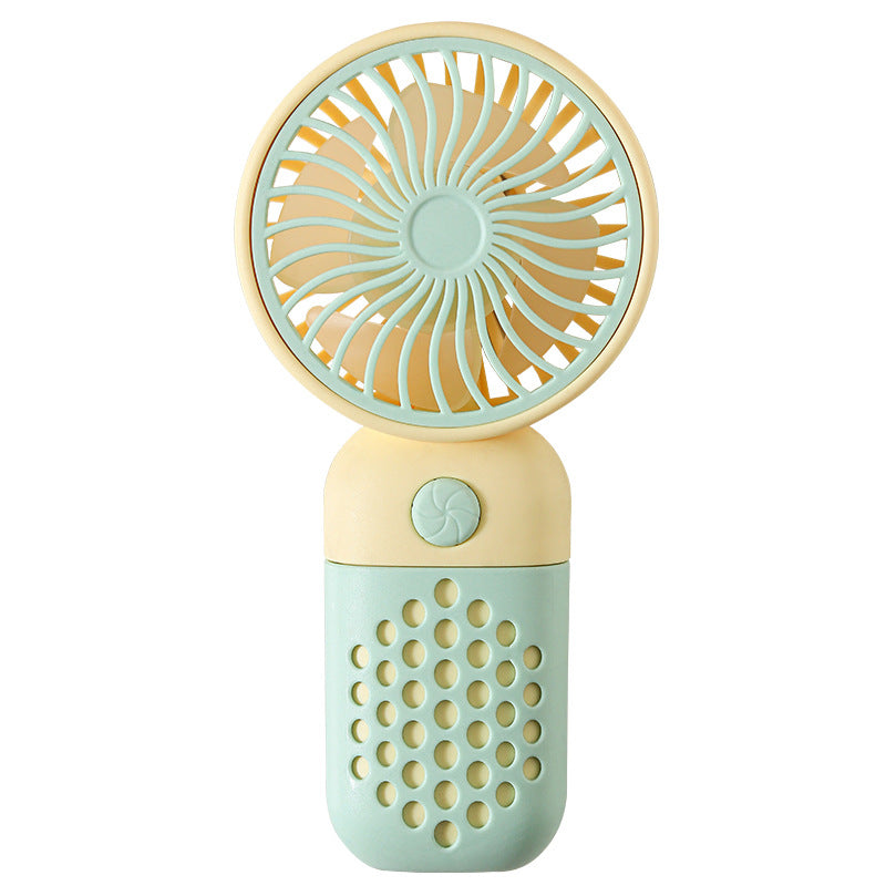 Ladies' Portable Mini Handheld Fan with Ergonomic Handle and USB Charging Function Karnz