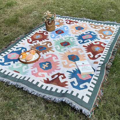 Artistic Geometric Throw Blanket