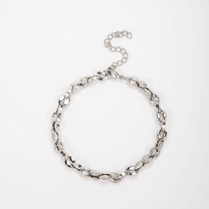 Contemporary Oval Link Chain Necklace Acalora