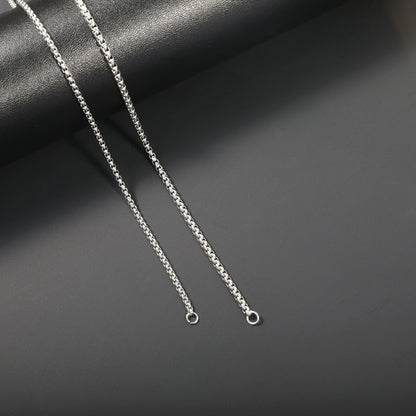 Sleek Stainless Steel Chain Necklace Acalora