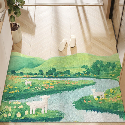 Cartoon Forest Animal Doormat