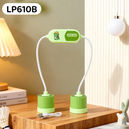 Women's Portable Neck Fan with Flexible Structure Karnz