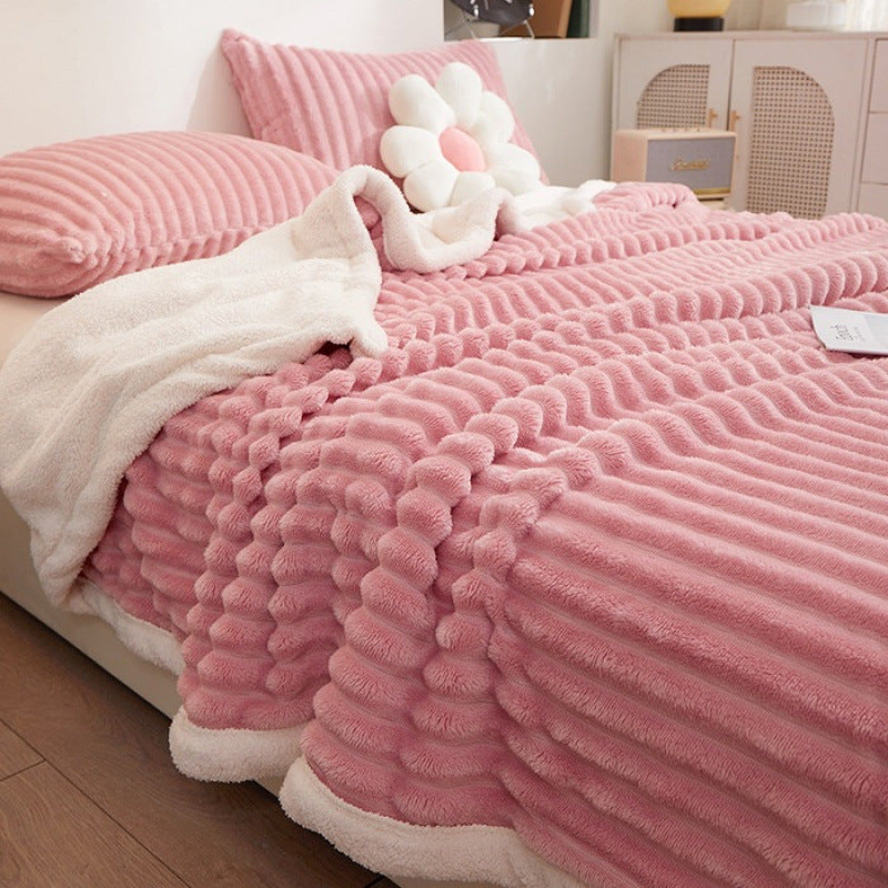 Plush Comfort Throw Blanket