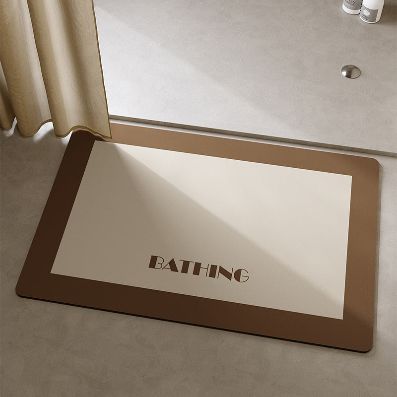 Playful Cat-Themed Bath Mat