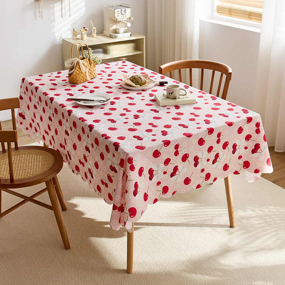 Elegant Checkered Tablecloth