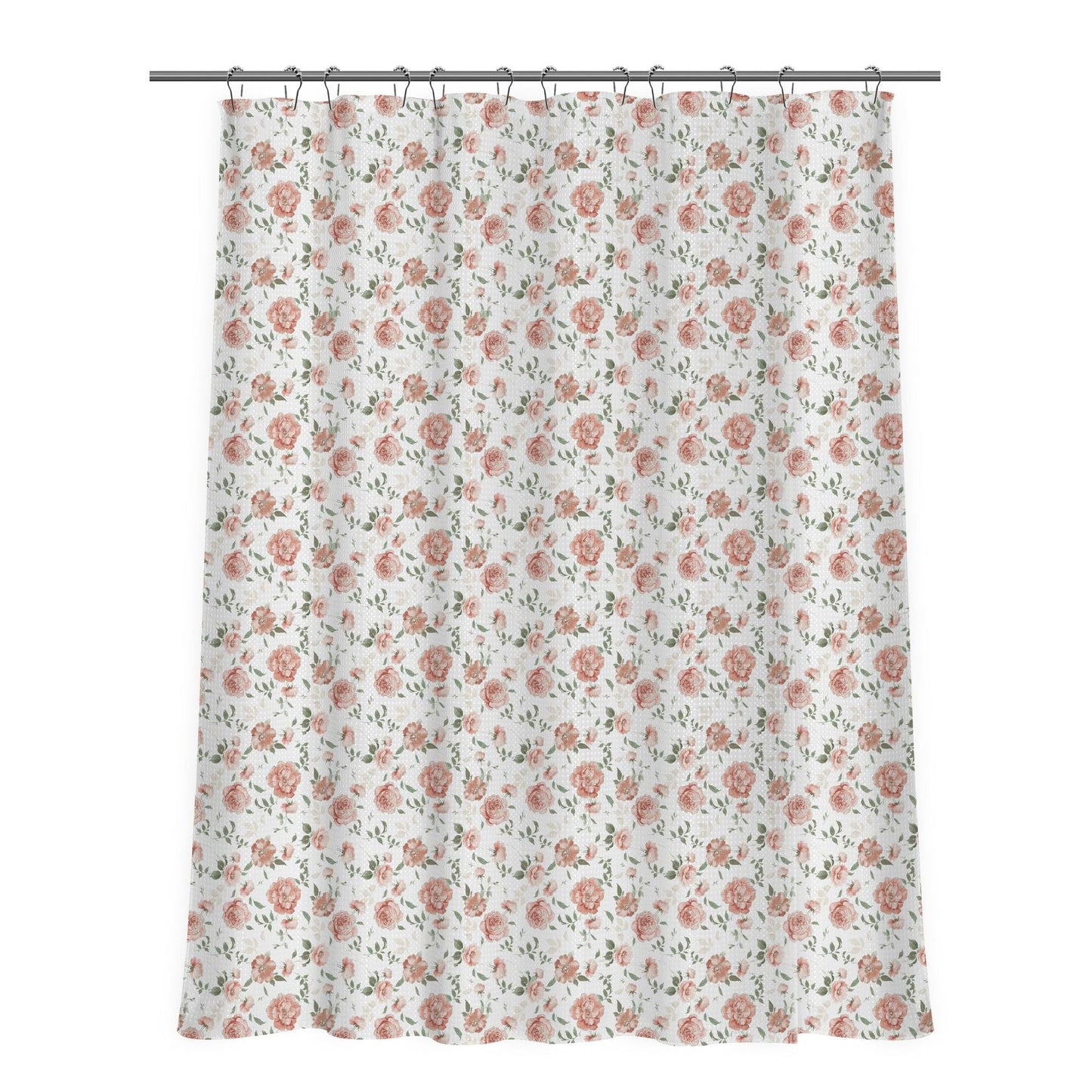 Floral Patterned Shower Curtain