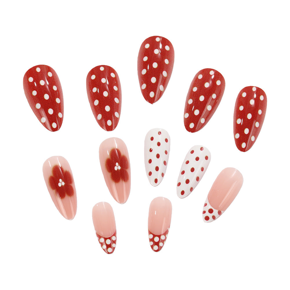 Playful retro style artificial nails Acalora