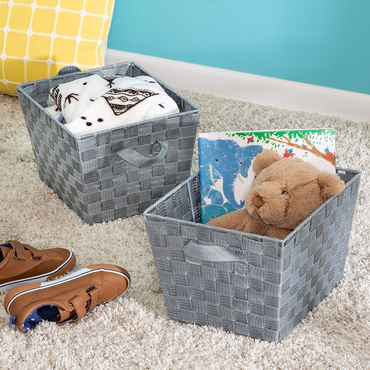 Woven Storage Basket Set Acalora