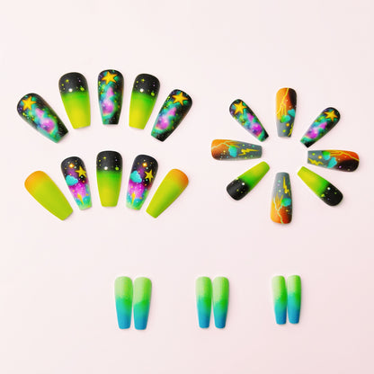 Cosmic Adventure Nail Art Acalora