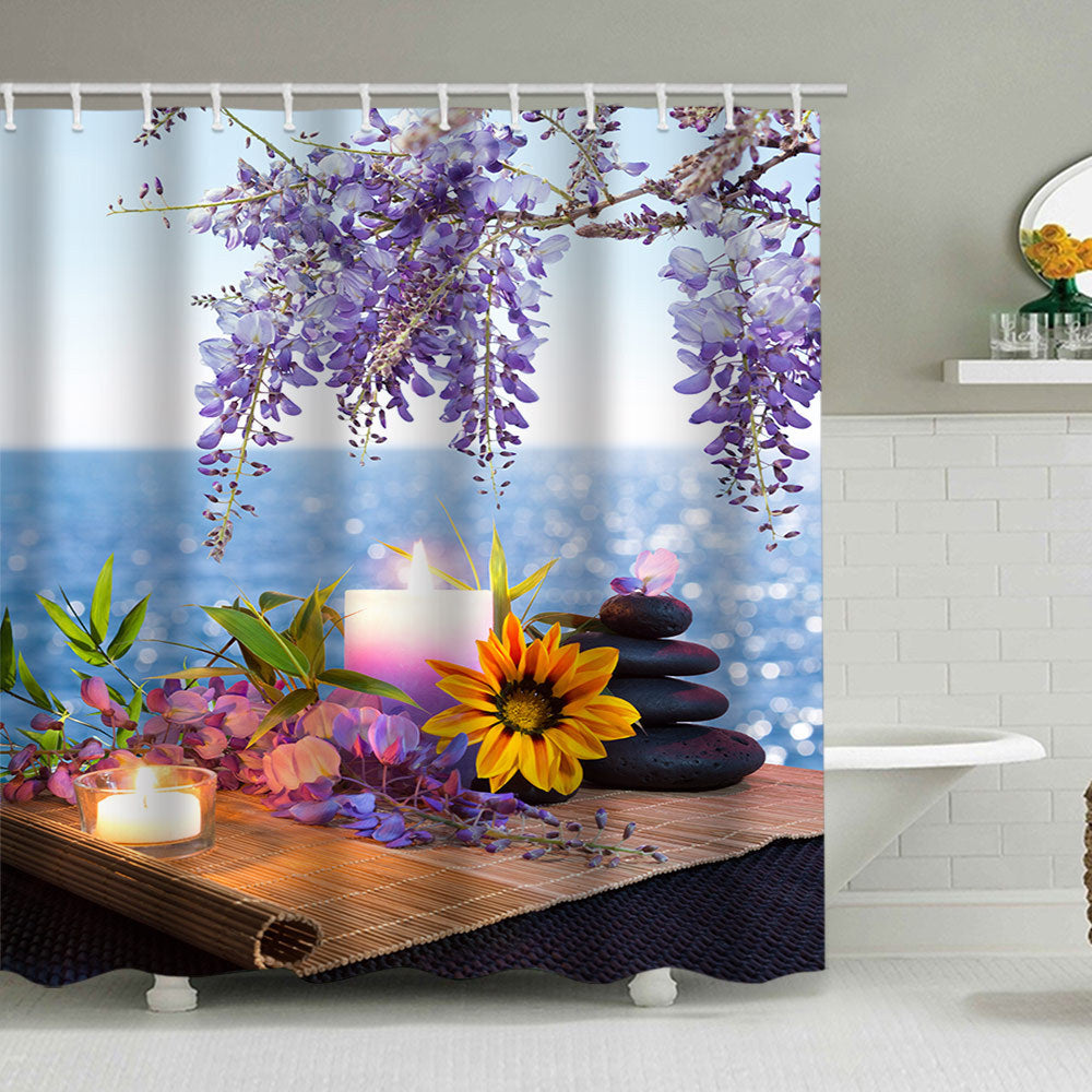 Tranquil Zen Nature Shower Curtain